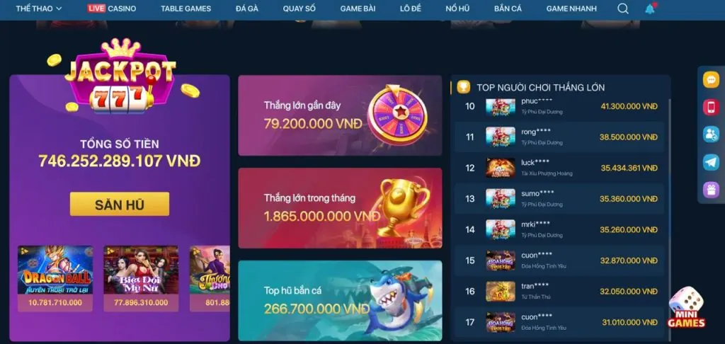 Hoàn trả 788alo win